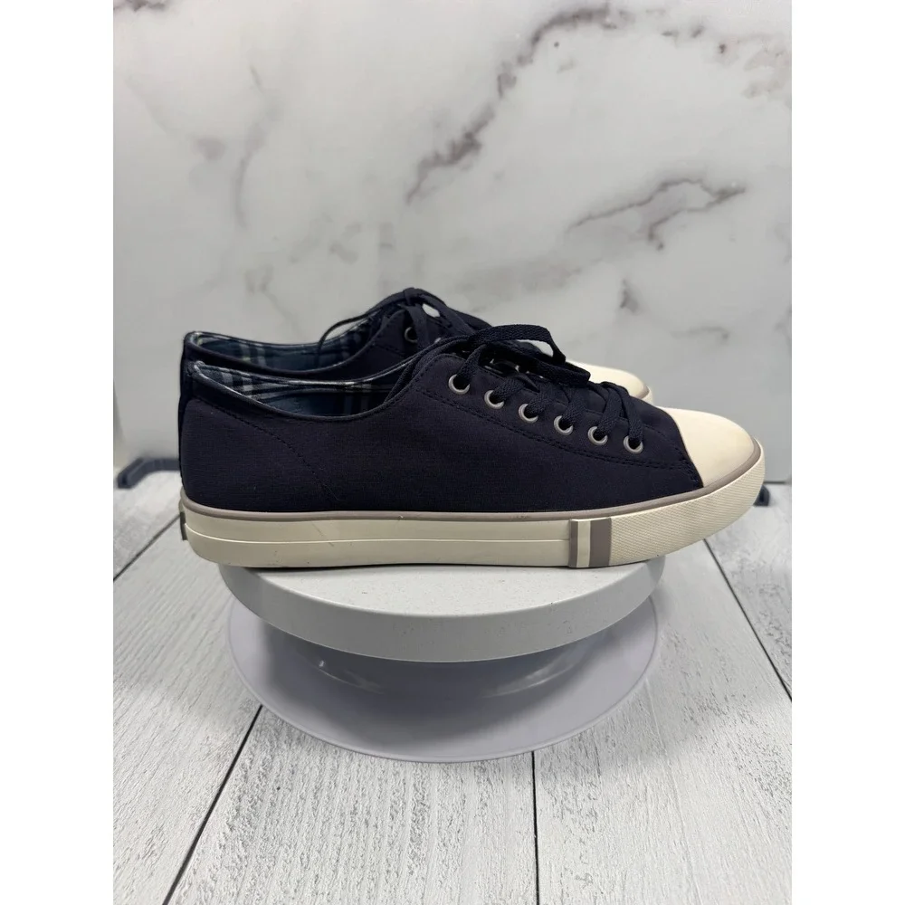 Ben‎ Sherman Men Sneakers Canvas Navy Casual Lace Up Size 10.5